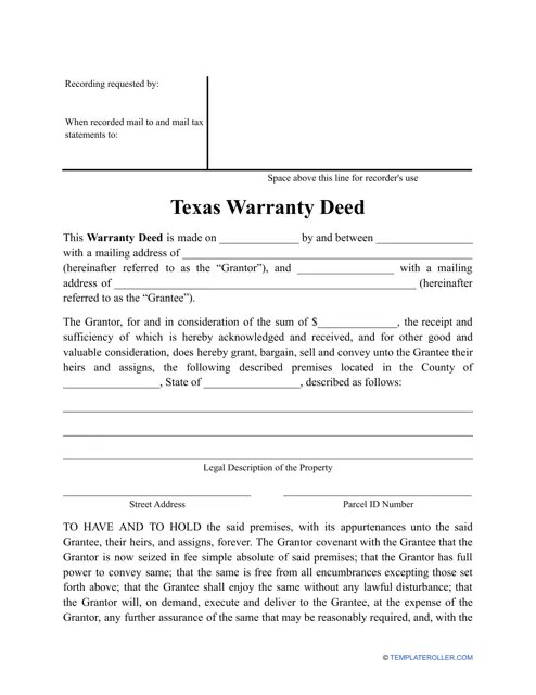 warrantydeedTX