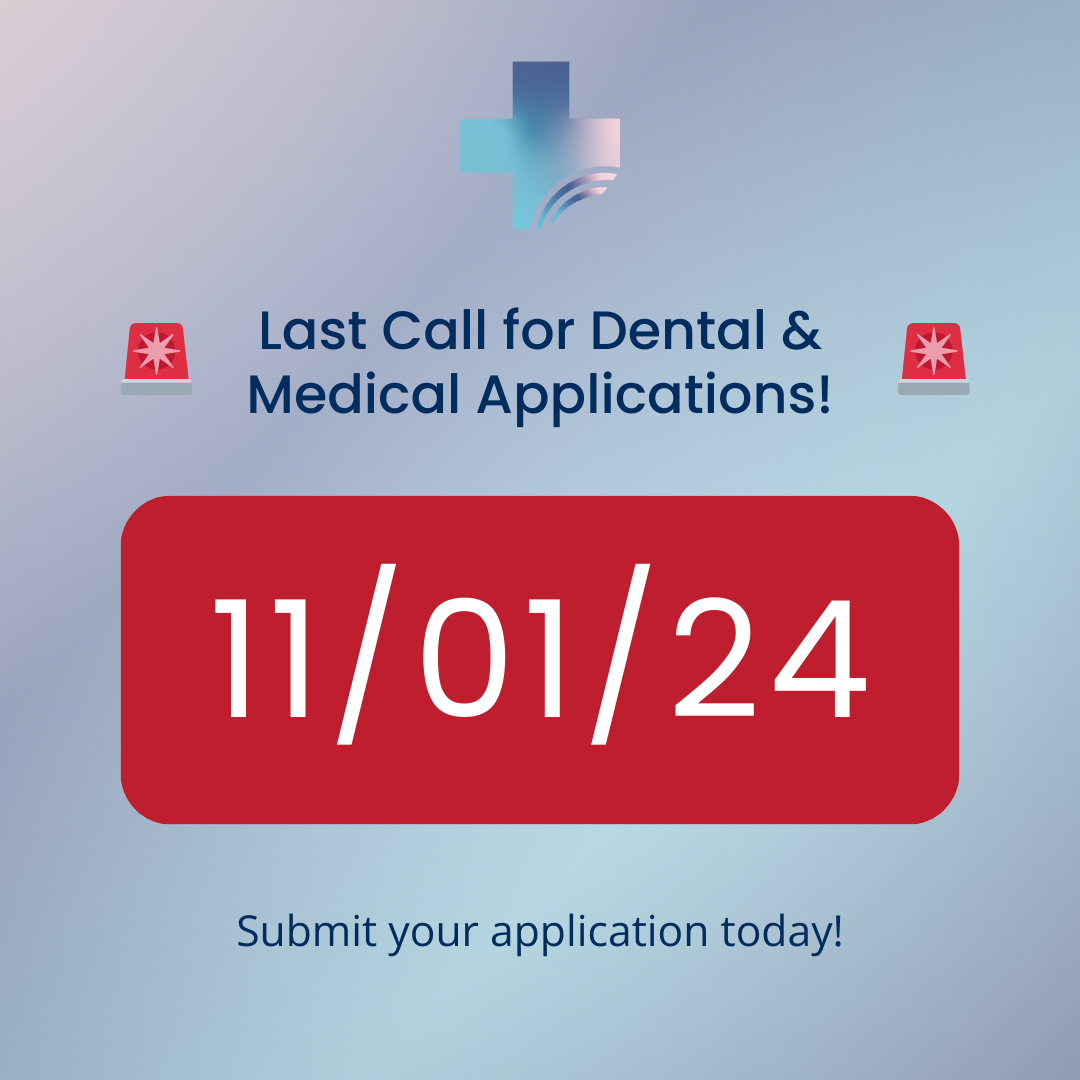 The TMDSAS application deadline is just days away! If you’re ready to take the next step toward a career in medicine or dentistry, be sure to complete and submit your application by November 1.